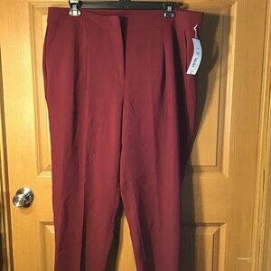 Liz Claiborne Burgundy Dress Pants